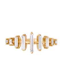 1 pieza Anillo elegante y lujoso de estilo minimalista de plata de ley 925 enchapado en oro con piedras de circonita pavé, adecuado para uso diario, citas, fiestas y eventos sociales de mujeres - anillo de oro - Ver 6