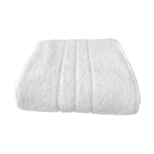 Jogo 2 Peças de Toalhas De Banho e Rosto Gigante 80x140cm Hotel Pousada 450gr/m2 – Dubai - BRANCO - Visão 6