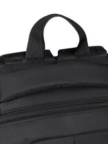 Leisure School Bag Male Canvas Simple Backpack Male Korean Version Backpack Large Capacity Middle School Bag Computer Travel Bag Laptop Backpack School Backpack Book Bag Black Backpack Travel Outdoor Water-Proof Step Into Spring Vacation Travel Backpack Laptop Bag Gift Bags For Travel Big Bag Boy Essentials School Supplies Backpack For Travel Office Accessories School Bag For College Bag For School