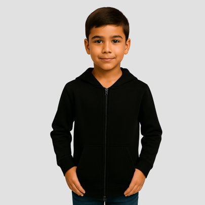 GIP Jaqueta Moletom Juvenil Casaco Infantil Colégio Escola Algodão Flanelado Frio Inverno