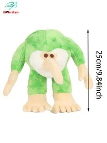Molutian Tung Tung Tung Sahur 毛绒水豚桶鼠礼物，适合游戏和动漫爱好者的生日感恩节圣诞节礼物节日毛绒礼物装饰毛绒玩具棍子人浅棕色仙人掌大象香蕉猩猩礼物，适合游戏和动漫爱好者的生日感恩节圣诞节礼物节日毛绒礼物 - 彩色 - 查看 4