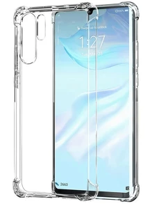 1pc Transparent Anti-Fall Protective Case, Compatible With Samsung/Apple//Redmi/OPPO Phones, Transparent Anti-Drop Phone Case, Phone Protective Cover, Simple Phone Case, Solid Color Phone Case, TPU Anti-Drop Phone Case (Military-Grade Anti-Drop)