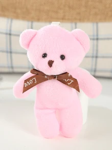 10pcs Assorted Teddy Bear Plush Toys, Cute Cartoon Stuffed Animals Decorative Pillows, Ideal Gift For Adults, Youth, Students, Boys, Girls, Birthday, Holiday