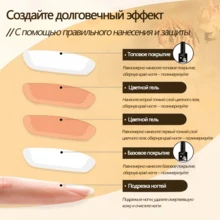 Gel Nail Polish, 8ml Soak Off LED/UV, Nude Pink Black White Yellow Blue All Seasons Nail Art, Long-Lasting And Quick-Drying, For Home Salon Manicure Gift For Women - TT203 - 查看 5