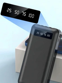 Portable Power Bank Charger 20000mah Universal Output 4 Cables - Ngẫu nhiên - Xem 6