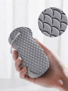 1/2/4 Stück Badeschwamm mit 3D-Struktur, sanfter Peelingschwamm, hautfreundlicher und wiederverwendbarer Badezimmerschwamm für den Sommer, effektive Reinigung und Peeling ohne Hautreizungen, geeignet für Dusche und Spa, sanfte Reinigung für alle Hauttypen, ideal als Badezimmerdekoration zu Hause und für den Familiengebrauch