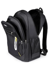 Leisure School Bag Male Canvas Simple Backpack Male Korean Version Backpack Large Capacity Middle School Bag Computer Travel Bag Laptop Backpack School Backpack Book Bag Black Backpack Travel Outdoor Water-Proof Step Into Spring Vacation Travel Backpack Laptop Bag Gift Bags For Travel Big Bag Boy Essentials School Supplies Backpack For Travel Office Accessories School Bag For College Bag For School
