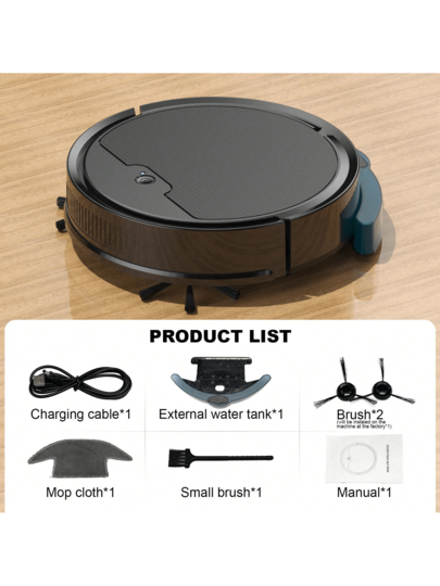 Ho hold Robot Stofzuiger Cleaner, APP Controlled, Slimme Cleaning Robot, Automatic Route Planning, Efficient Dust Removal, Strong Suction, Multi Functional Hardwood Floors, Carpets More, Easy Home Cleaning. view 4