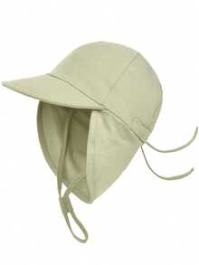 1顶婴儿遮阳帽，男女通用，UPF 50+ 防紫外线 - 綠色 - 查看 6