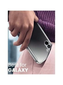 2pcs Screen Protection Tempered Glass & 1pc Clear Phone Case Compatible With Samsung Galaxy A13/A14/A15/A16/A23/A24/A25/A34/A35/A54/A55 5G Screen Protection Essentials, Applicable To Daily Shield, Office, Home Phone Screen Protector Phone Accessories Waterproof Shockproof Anti-Fall Anti-Fall Scratch Resistant Anti-Fingerprint Full Cover