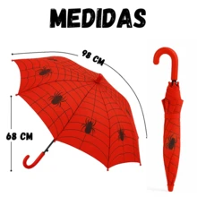 Square Children's Watch For Boys + UV Protection Glasses + Themed Umbrella Stylish Gift - 紅色 - 查看 4