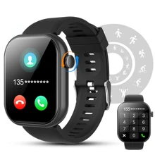 1pc 2.01" Large Screen Upgraded Unisex Smart Watch With Wireless Calling, Message Receiving, Pedometer, Calorie Counter, Alarm, Weather Forecast, Multiple Sports Modes, Customizable Dial, Multi-Functional Smart Watch Compatible With IOS And Android Smartphones
