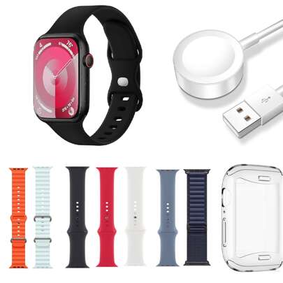 Smart Watch, Smartwatches For Men Women, 2.79" HD Fitness Tracker (Answer/Make Calls), 120+ Sport Modes, Sleep Monitor, Fitness Watch, Smartwatch For Android IOS With 7 Straps And Case