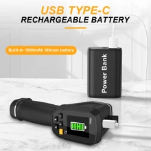 UWEI 1pc Rechargeable Infrared Thermal Imager, 32 X 32 IR Resolution, Handheld 30000 Pixels Thermal Imaging Camera With Colorful Display, 0.01-1 Emissivity Adjustable, With USB Interface And 8GB Image Storage And 1000mAh Built-In Battery