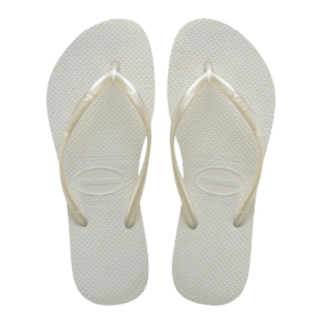 Havaianas Women's Flip Flops - SLIM FC - trắng - Xem 1