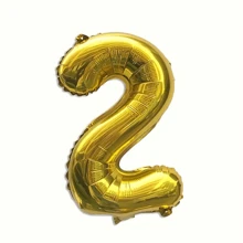 1 Peça Balões com Números de 0 a 9, Balões Números de 32 polegadas, Balões de Aniversário com Alfabeto de 0 a 9, Balões de Hélio para Suprimentos de Festa, Tamanho Grande, Números Dourados para Chá de Panela ou Despedida de Solteira