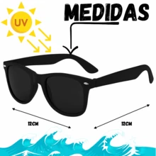 Relógio Infantil Quadrado Menino + Óculos UV Proteção + Guarda-Chuva Temático Presente Estiloso - Preto - Visão 7