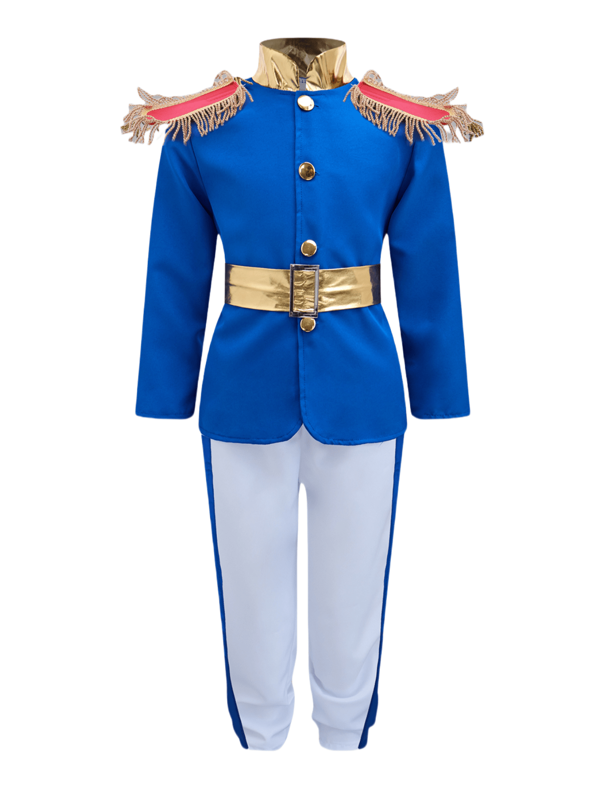 Royal Celebration Prince Costume 3 Pieces Set For Boys School Book Week & Pantomime, Book Character Day Outfit