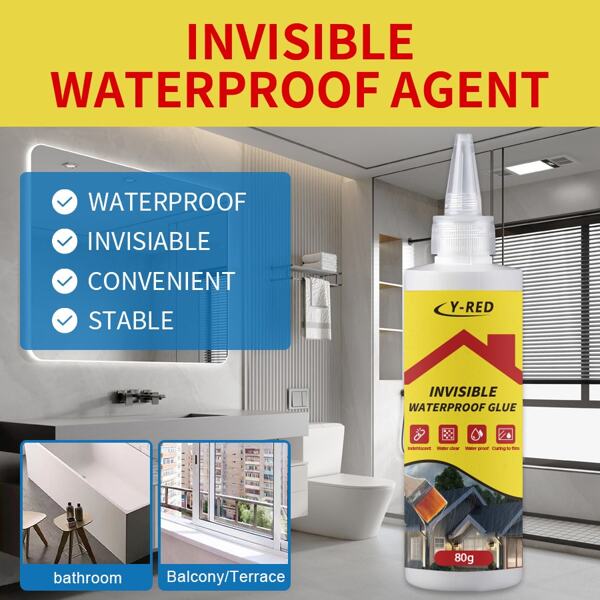 1 paquete de pegamento universal e invisible a prueba de agua¡Fórmula resistente, a prueba de fugas! Adecuado para baño, cocina, puertas, ventanas, balcón, forma una película invisible con una sola aplicación¡Experto multifuncional en impermeabilización del hogar! Claro, inodoro, transparente, fuerte adhesión, anti presión, resistente al congelamiento, resistente al calor, reparación sin daños, protección impermeable duradera, ultra conveniente!