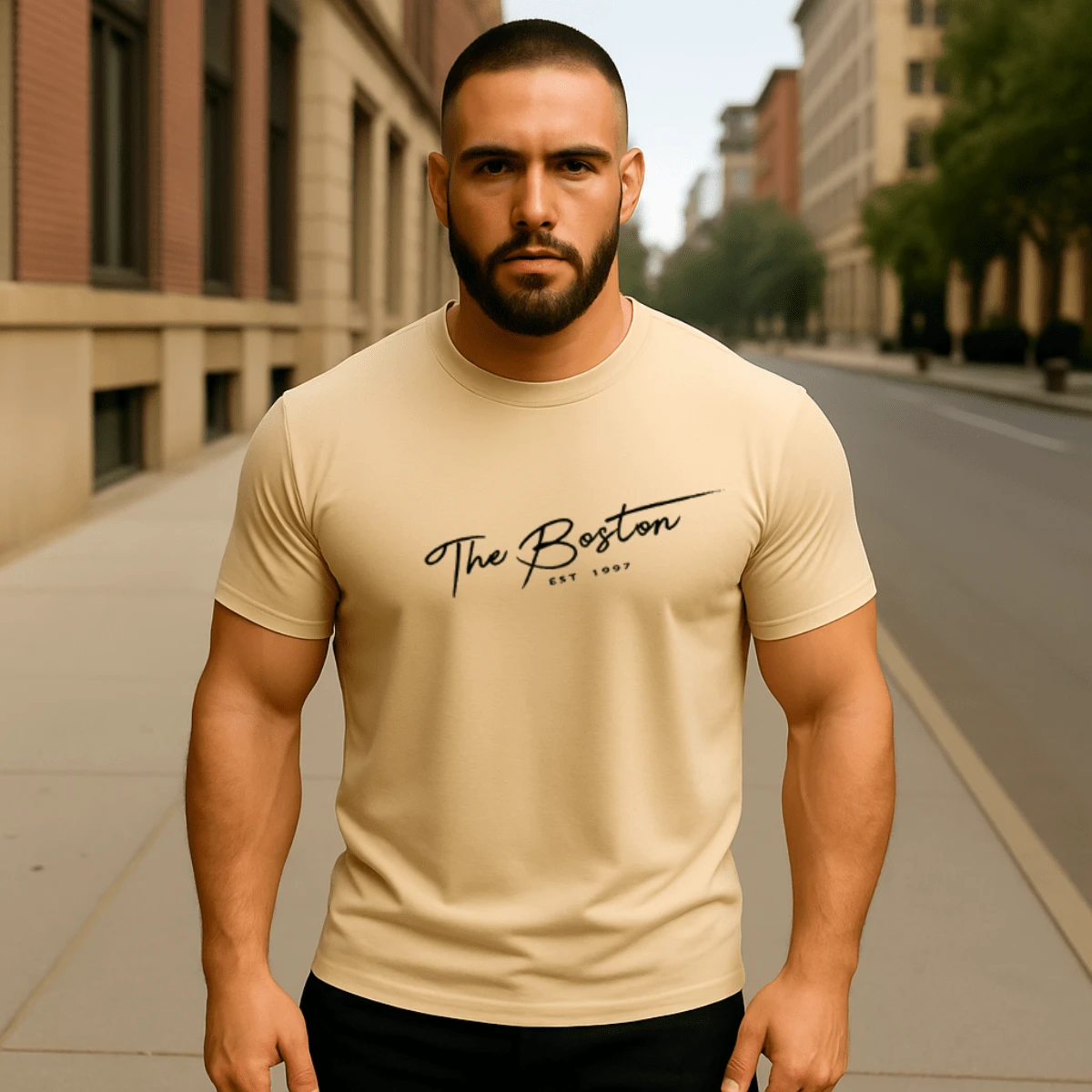 Camisa Masculina Verão The Boston Fresca Confortavel