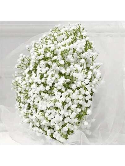 Artificial Gypsophila Flower With Multiple Branches, 28cm Fake Baby's Breath Bulk Bouquet Suitable For Wedding Decoration, Valentine'S Day Decor, Birthday Decor, Anniversary Decor, Home Decor,Table Decor,Bedroom And Bathroom Room Decor,Desk Decor,Room Decoration Stuff,Autumn Decor,Fall Autumn Decor ,Table Decor,Plant Pot Decor