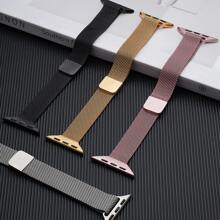 Slim Milanese Watch Strap Compatible With Apple Watch Band Women/Men 40mm 42mm 41mm 38mm 44mm 46mm 45mm 49mm Smartwatch Accessories,Magnetic Elegant Slim Design Bracelet Wristband Strap Compatible With IWatch Bands Series 10/9/8/7/6 5/4/3/SE/2nd Generation/Ultra/2,As A Gift For Friends And Family