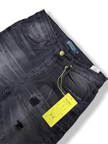 SKINNY PLAYER JEANS - Black and White - View 2
