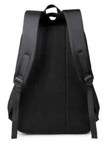 Leisure School Bag Male Canvas Simple Backpack Male Korean Version Backpack Large Capacity Middle School Bag Computer Travel Bag Laptop Backpack School Backpack Book Bag Black Backpack Travel Outdoor Water-Proof Step Into Spring Vacation Travel Backpack Laptop Bag Gift Bags For Travel Big Bag Boy Essentials School Supplies Backpack For Travel Office Accessories School Bag For College Bag For School