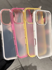 Luxury Matte 2N1 Candy Color Phone Case Compatible With IPhone 16 15 14 13 12 11 Pro Max Jelly Color Cases Creative Shockproof Bumper Cover