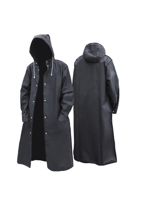 1 Pieza Chaqueta impermeable unisex para adultos, hombres y mujeres, Impermeable reutilizable de emergencia con capucha y cordón para exteriores, motocicleta, ciclismo, senderismo, pesca y montañismo