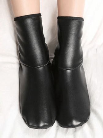 男女通用保暖内衬袜一双，室内家居防滑地毯地板瑜伽睡眠袜，秋冬季舒适保暖