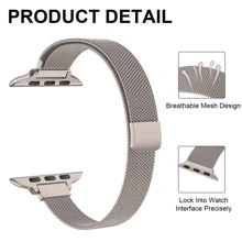 Slim Milanese Watch Strap Compatible With Apple Watch Band Women/Men 40mm 42mm 41mm 38mm 44mm 46mm 45mm 49mm Smartwatch Accessories,Magnetic Elegant Slim Design Bracelet Wristband Strap Compatible With IWatch Bands Series 10/9/8/7/6 5/4/3/SE/2nd Generation/Ultra/2,As A Gift For Friends And Family