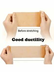 6 Peças Tiras Elásticas Autoadesivas Brancas, Bandas Elásticas Autoadesivas de Tecido Não Tecido Respirável e Flexível, Adequadas para Proteção em Esportes ao Ar Livre, Antiderrapante para Esportes, Manoplas de Bicicleta, Raquetes de Badminton, Etc.