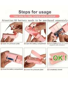 便携式迷你零食封口机 - 随时随地保持食物新鲜美味！（不含电池）