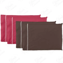 4 Pillowcases Pecal Flex- FP - Marsala Brown - View 1