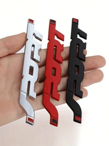 Custom Solid Metal 3D Car Stickers With Sports Logo MODIFIED In English SPORT