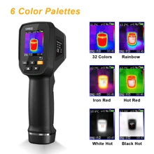 UWEI 1pc Rechargeable Infrared Thermal Imager, 32 X 32 IR Resolution, Handheld 30000 Pixels Thermal Imaging Camera With Colorful Display, 0.01-1 Emissivity Adjustable, With USB Interface And 8GB Image Storage And 1000mAh Built-In Battery