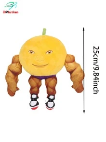 Molutian Tung Tung Tung Sahur 毛绒水豚桶鼠礼物，适合游戏和动漫爱好者的生日感恩节圣诞节礼物节日毛绒礼物装饰毛绒玩具棍子人浅棕色仙人掌大象香蕉猩猩礼物，适合游戏和动漫爱好者的生日感恩节圣诞节礼物节日毛绒礼物 - 彩色 - 查看 14