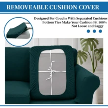 Local Delivery- 2025 New 2 Pieces Chair Covers With Arms Super Stretch Chair Slipcover For Living Room Pet Dog Universal Slip Cover Anti Slip Armchair Furniture Protector (Light Gray), 31"-46"(1 Cushion) - 淺灰色(五折) - 查看 4