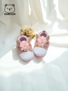 RABEISIR Fashionable And Cute Infant Girls' Shoes, Comfortable Lightweight Anti-Slip Soft Walking Shoes, Suitable For Indoor/Outdoor Parties In Spring And Autumn - Pink - View 8
