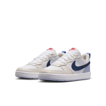 Nike Court Borough LOWRECRAFTBGGCEL 百搭耐磨低帮运动鞋 白/蓝 青年款 IM3384-141 - 白藍色 - 查看 1