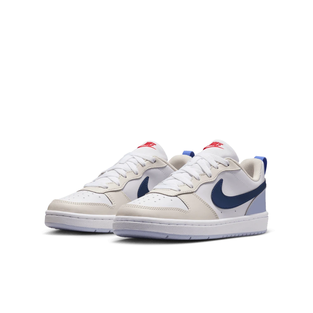 Nike Court Borough LOWRECRAFTBGGCEL 百搭耐磨低帮运动鞋 白/蓝 青年款 IM3384-141 - 白藍色 - 查看 1