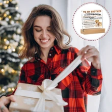 Brother Gifts From Sister Brother, Brother Present To My Brother I Just Want To Let You Know Clear Acrylic Desk Decorative Sign For Home Decor