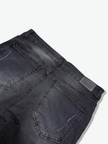 SKINNY PLAYER JEANS - Black and White - View 4