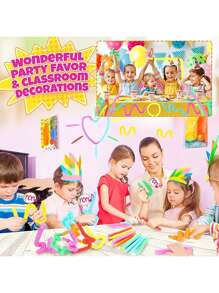 Christmas Decoration 8pcs, 16pcs, 24pcs Sensory & Colorful Interlocking Toys, Fidget Toys And Activities - Learning Tool To Stimulate Children's Fine Motor Skills, Includes Pop Tubes To Ease Stress And Anxiety, Educational Stress Relievers, Party/School Rewards, Classroom Activities, Back-To-School/Festival Gifts, Random Color.