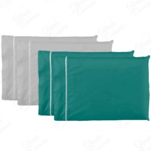 4 Pillowcases Pecal Flex- FP - Gray-green - View 1