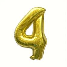 1 Peça Balões com Números de 0 a 9, Balões Números de 32 polegadas, Balões de Aniversário com Alfabeto de 0 a 9, Balões de Hélio para Suprimentos de Festa, Tamanho Grande, Números Dourados para Chá de Panela ou Despedida de Solteira