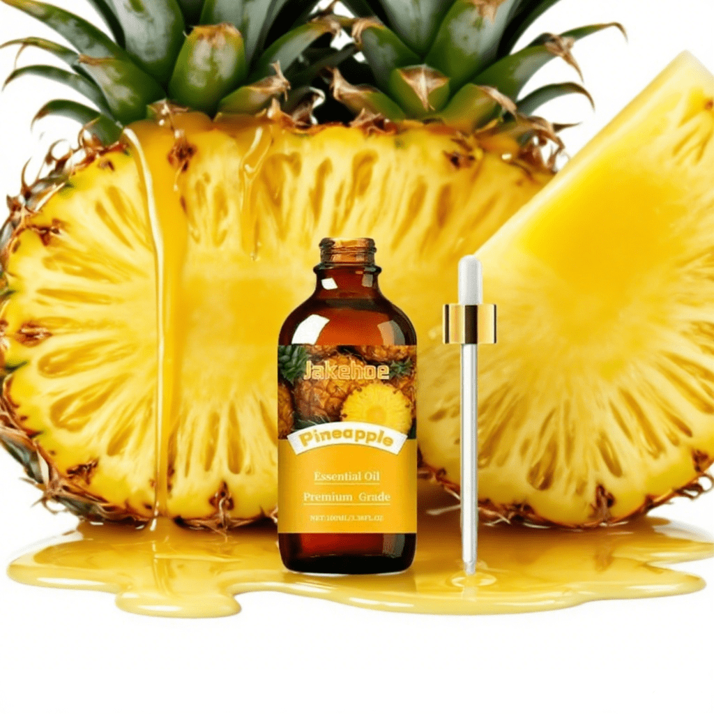 Aceite esencial de aromaterapia de piña, 100 ml / 3.38 onzas líquidas, aceite esencial de feromonas de aromaterapia, adecuado para regalos cotidianos entre amigos y amantes, ocio doméstico diario, que calma y relaja para crear una atmósfera agradable y aire fresco