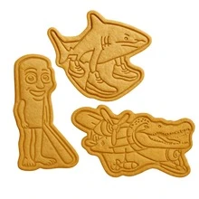 Cortadores para galletas Fondant Reposteria Tralalero Tralala Sahur Bombardino - Naranja - Ver 2