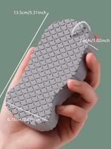 1/2/4 Stück Badeschwamm mit 3D-Struktur, sanfter Peelingschwamm, hautfreundlicher und wiederverwendbarer Badezimmerschwamm für den Sommer, effektive Reinigung und Peeling ohne Hautreizungen, geeignet für Dusche und Spa, sanfte Reinigung für alle Hauttypen, ideal als Badezimmerdekoration zu Hause und für den Familiengebrauch